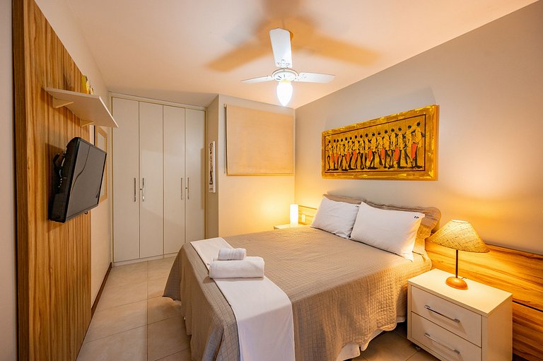 Moderno 1 Quarto Dentro da Vila